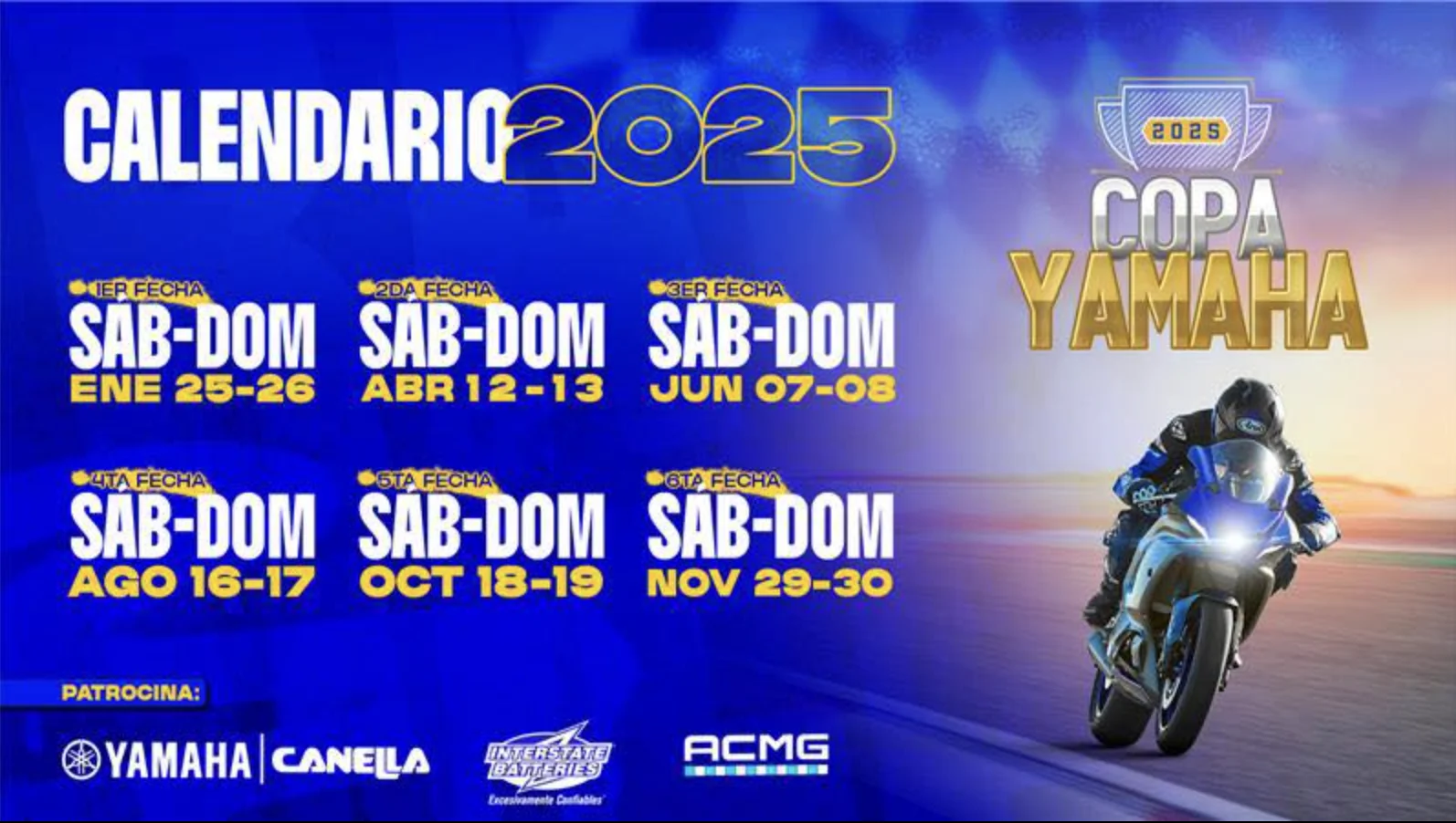 6ta fecha COPA YAMAHA 2025
